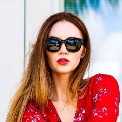 Woman Wearing Sunglasses